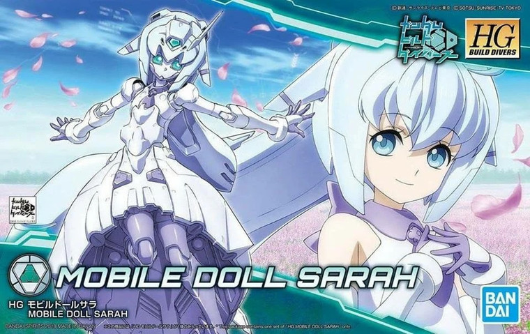 Bandai - Gundam Models - 23 Build Doll Sarah Build Divers HGBD - 2457332