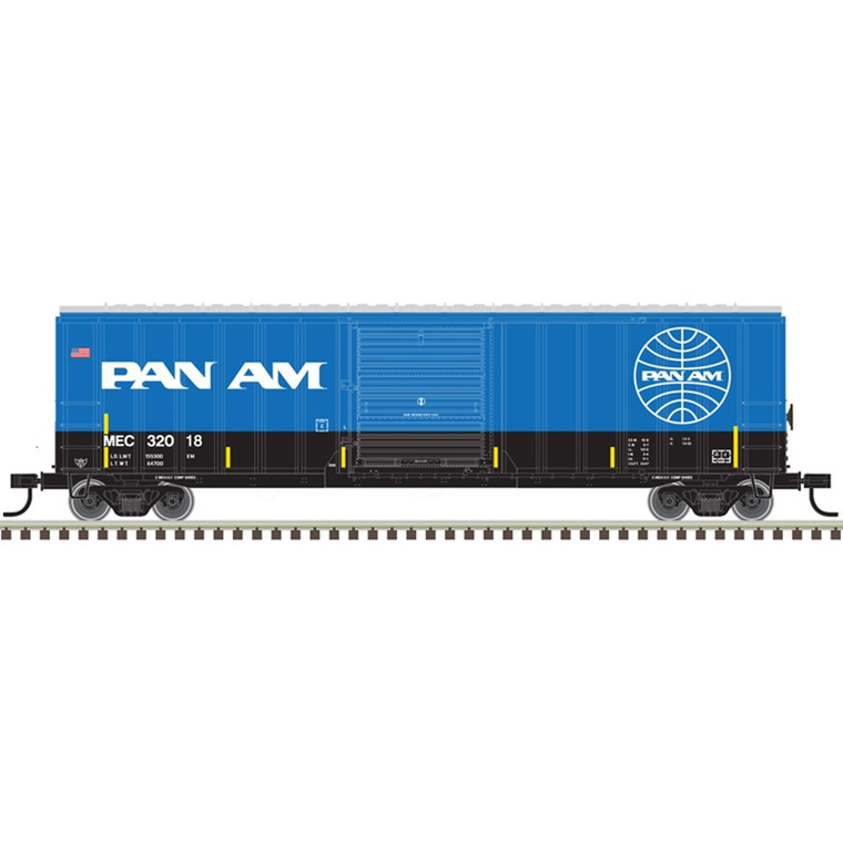 Atlas Trainman - Ho 50'6' Boxcar Pan Am 32024 - 20006708
