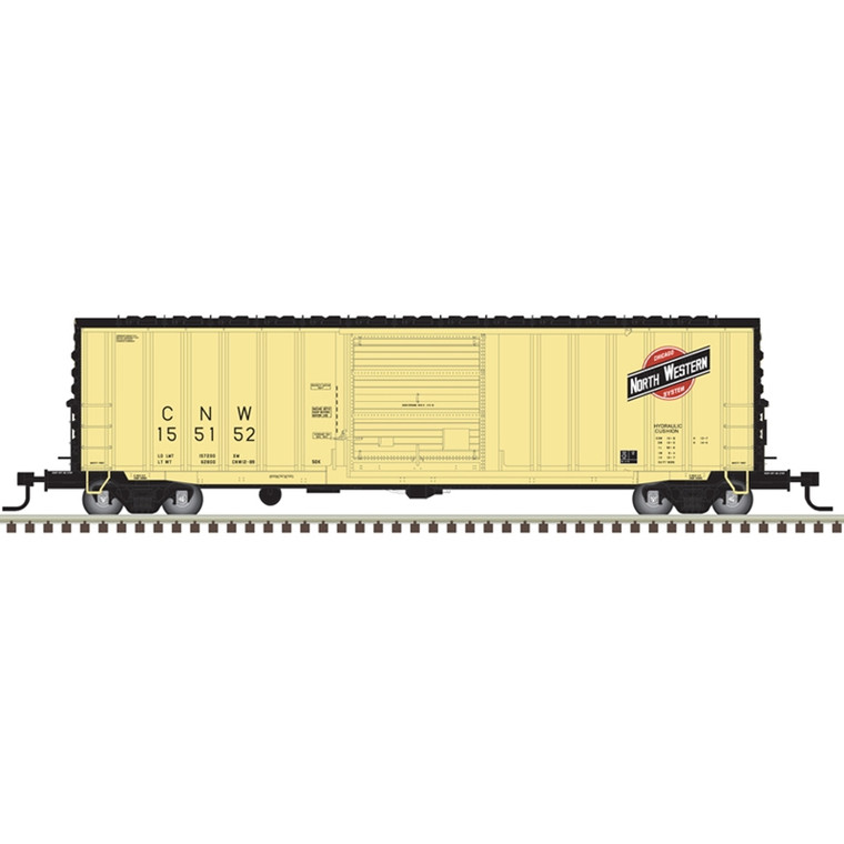 Atlas Model Railroad Co. - N 50'PD Boxcar C&NW 155152 - 50006357