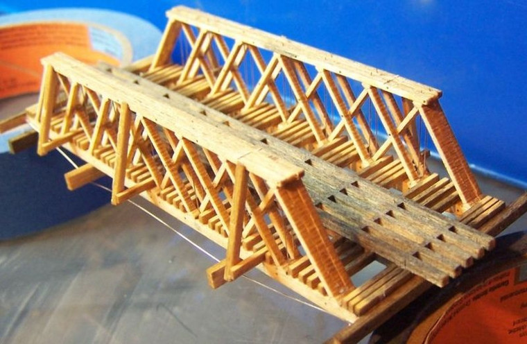 RS Laser Kits - N 55'Span Truss Bridge - 3028