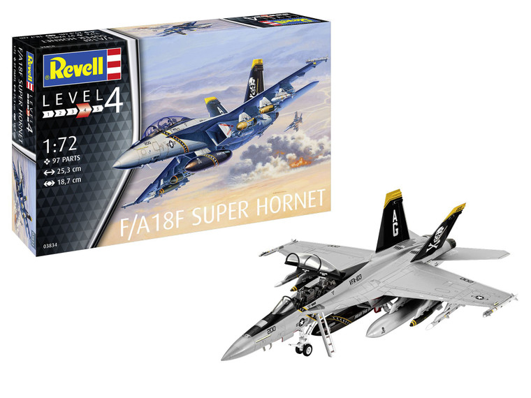 Revell Monogram Germany - F/A-18F Super Hornet 1:72 - 3834