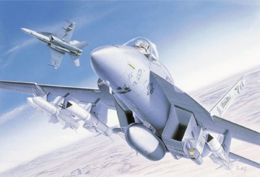 Italeri Model Kits - F/A-18E Super Hornet 1:72 - 83