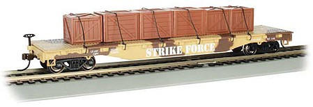 Bachmann - Ho 52' Flatcar Desert Camo - 18934