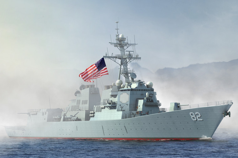 Hobby Boss Models - USS LASSEN DDG-82 1:700 - 83412