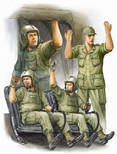 Trumpeter Models - US ARMY CH-47 CREW in NAM 1:35 - 417