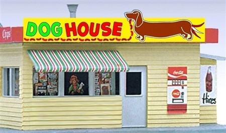 Miller Engineering - Ho/N Dog House Sign - 442452