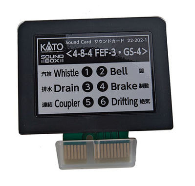 Kato - N Soundbox Fef-3/Gs-4 Card - 222021