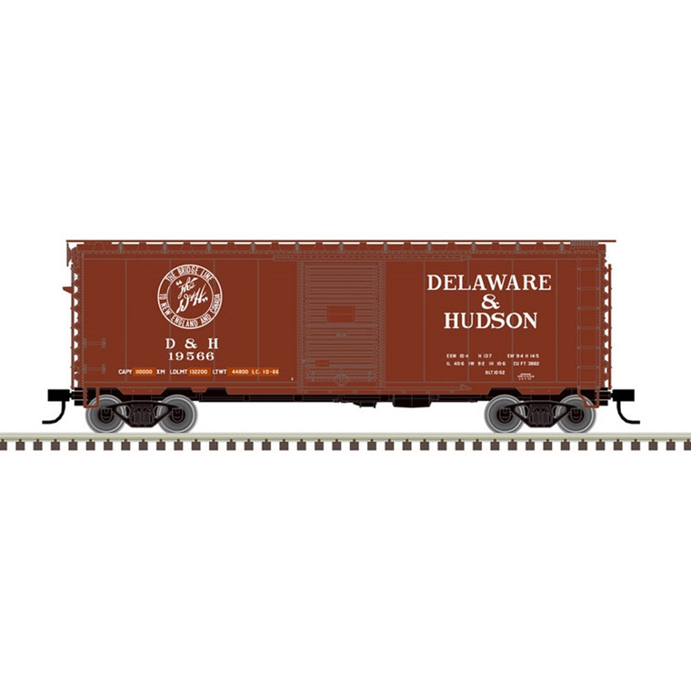 Atlas Model Railroad Co. - N 40'Ps-1 Boxcar D&H 19571 - 50005781