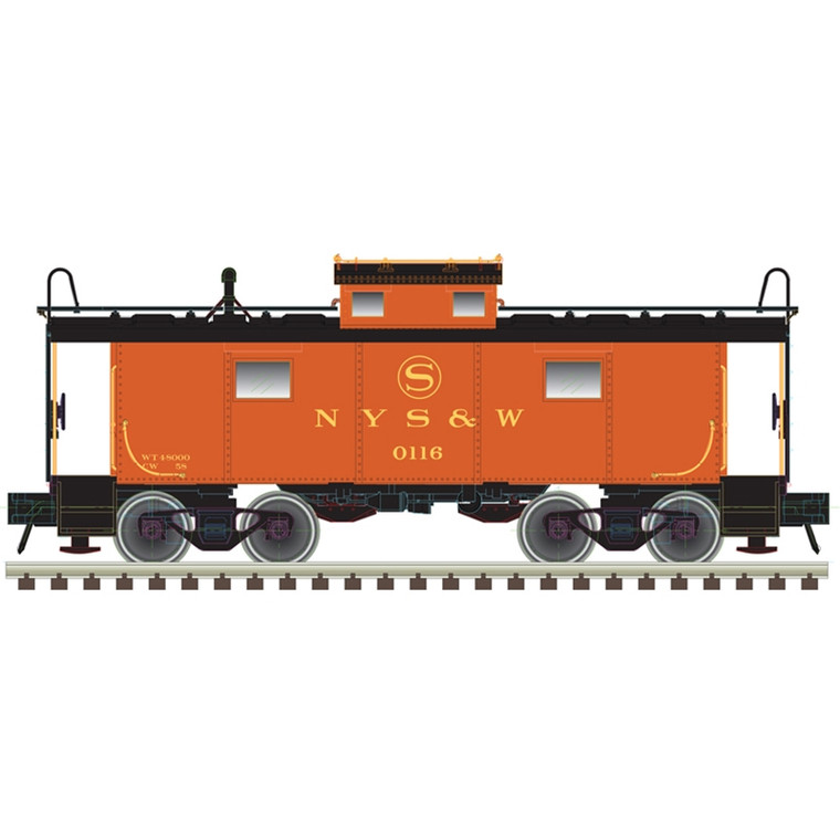 Atlas Model Railroad Co. - N Ne-6 Caboose Susquehanna 117 - 50006328