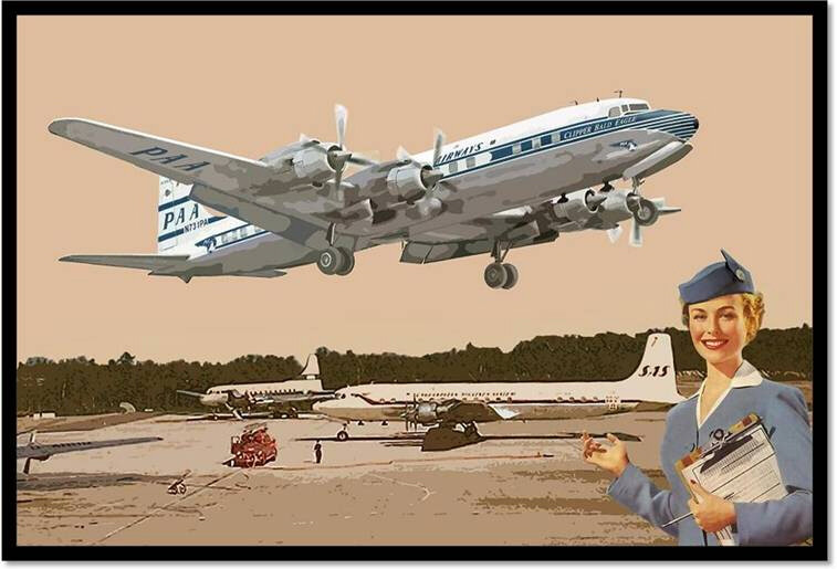 Roden Model Aircrafts - Dc-7C Pan American 1:144 - 301