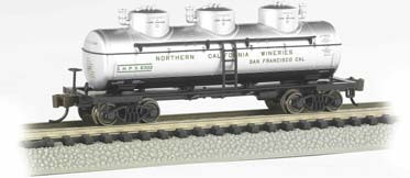 Bachmann - N 3-Dome Tank Car Ncw - 17153