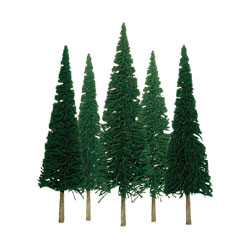 JTT Trees & Shrubs - Pine 6'to 10' O scale 12pk - 92004