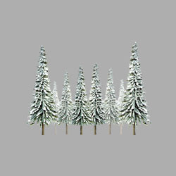 JTT Trees & Shrubs - Ho Snow Pine 4-6'24pk - 92007