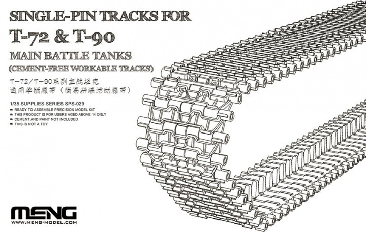 Meng Models - Tracks T-72 & T-90 Mbt 1:35 - SPS029