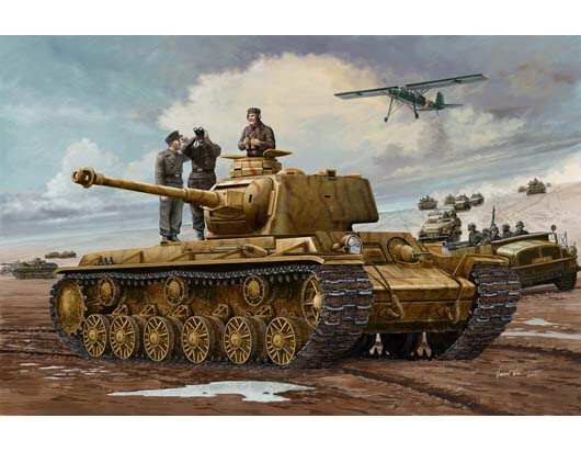 Trumpeter Models - Pz.Kpfm Kv-1 756r Tank 1:35 - 366