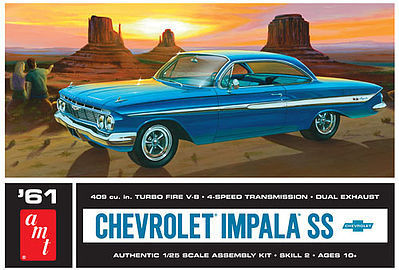 AMT-ERTL Models - 61 Chevy Impala Ss 1:25 - 1013