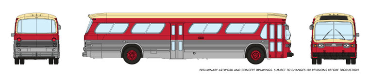 Rapido Trains - N Fishbowl Bus Toronto (Early) - 573006