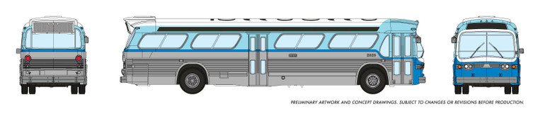 Rapido Trains - N Fishbowl Bus Santa Monica - 573008