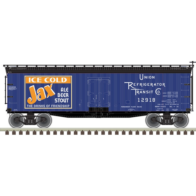 Atlas Model Railroad Co. - N 40'Wood Reefer Jax 12916 - 50005621