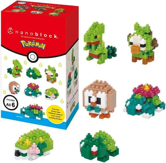 Nanoblock - Pokemon Type Grass Set 1 Nanoblock - 22458