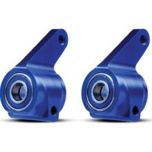 Traxxas R-C - Steering Blocks Rustler Alum Blue - 3636A