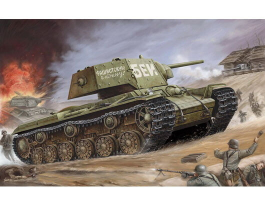 Trumpeter Models - Soviet Kv-1 Ehkranami Tank :35 - 357