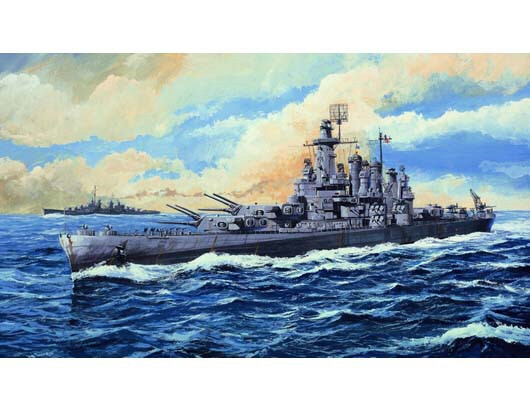 Trumpeter Models - Uss Washington Bb-56 1:700 - 5735