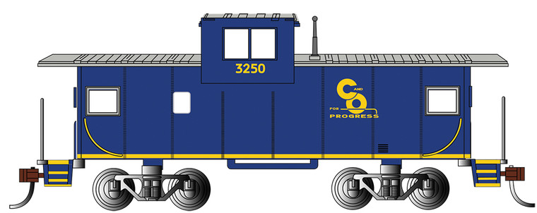Bachmann - Ho 36' Wv Caboose C&O 3260 - 17705