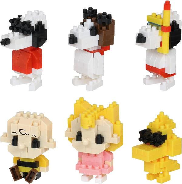Nanoblock - Peanuts Assortment Bx-6 - 22194