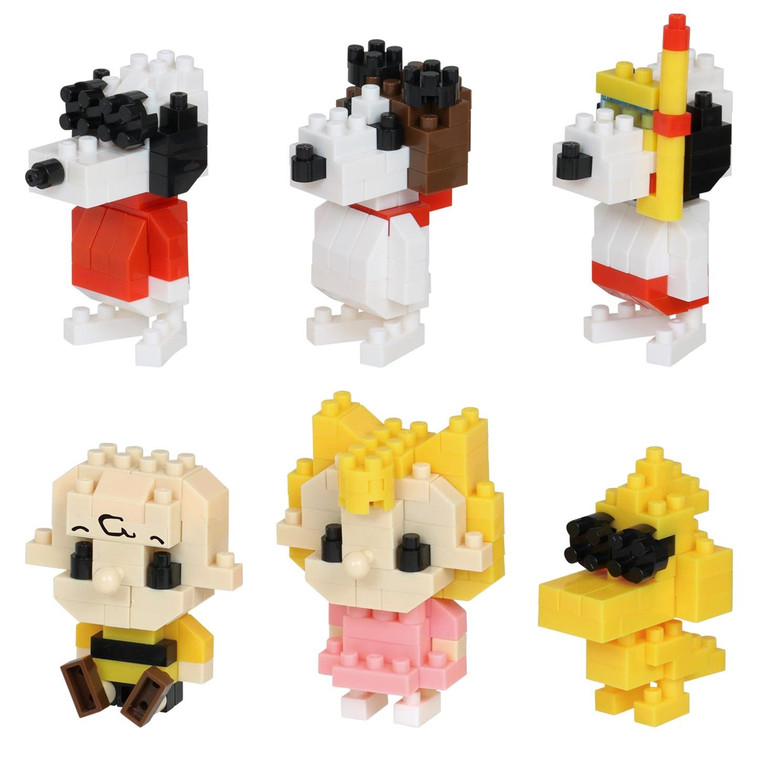 Nanoblock - Peanuts Vol.3 Bx-6 Asst - 22403
