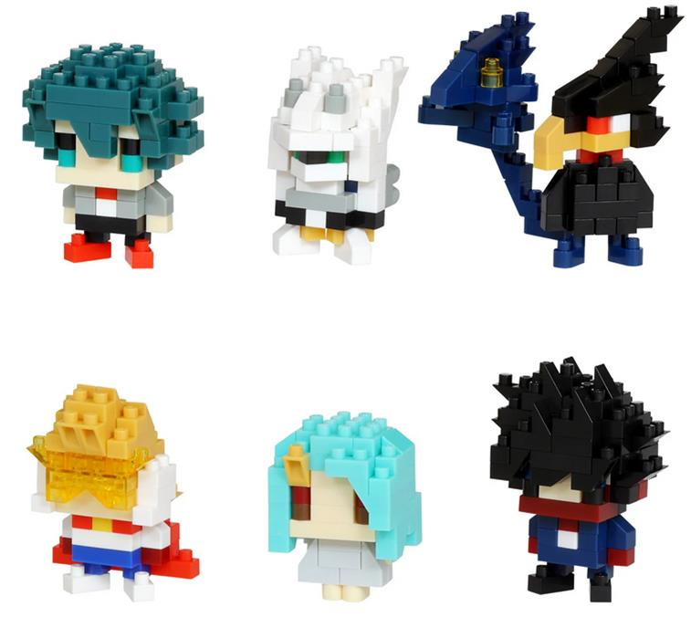 Nanoblock - My Hero Academia Vol-3 Nanoblock Bx-6@6. - 22435