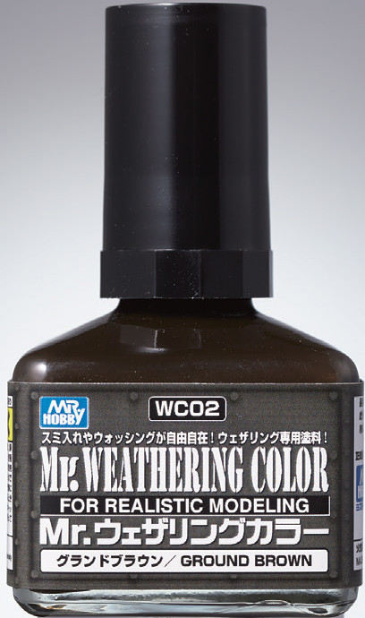 Gunze Sangyo Paints - Mr Weathering Color-Ground Brn 6p - WC02