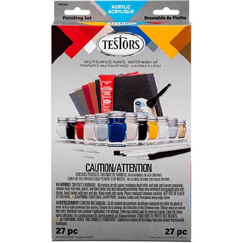 Testors Paints - Flat & Gloss Acrylic Set (9163) - 281234