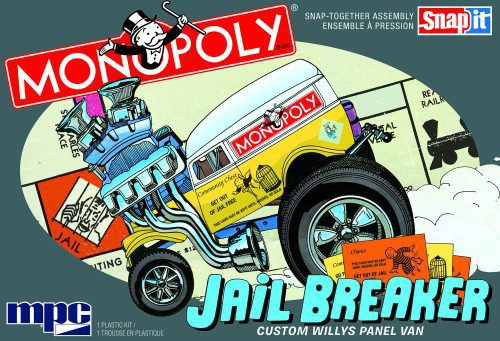MPC Model Kits - Monopoly Jail Breaker Willys Panel Snap - 946