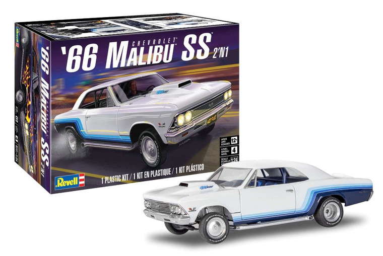 Revell Monogram - 66 Chevy Malibu SS 2n1 1:24 - 4520