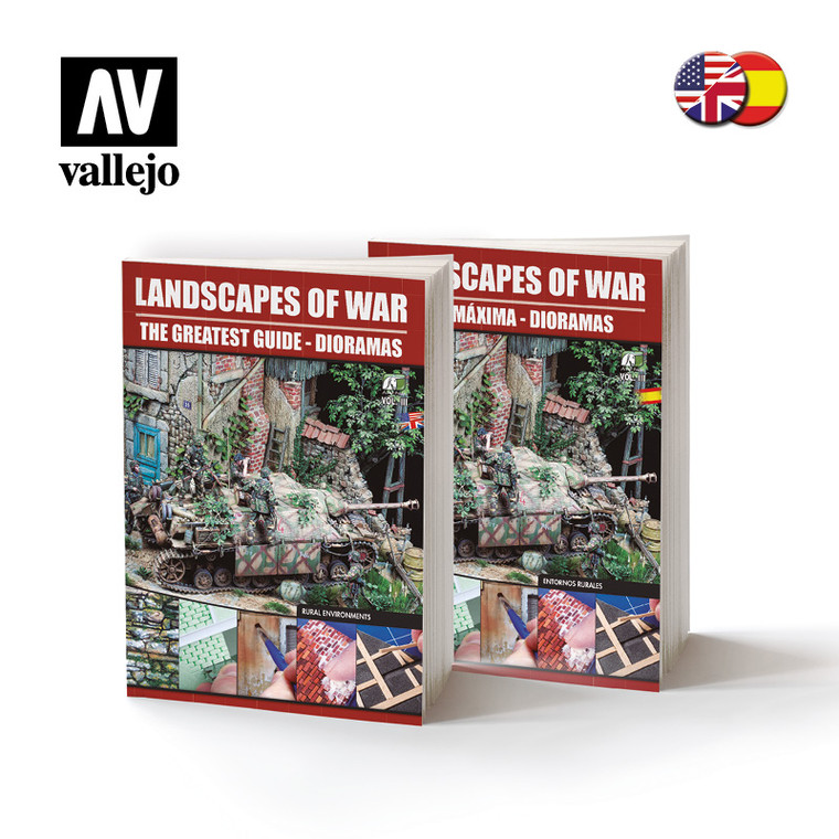 Vallejo Acrylic Paints - Book: Landscapes of War Vol.3 - 75034