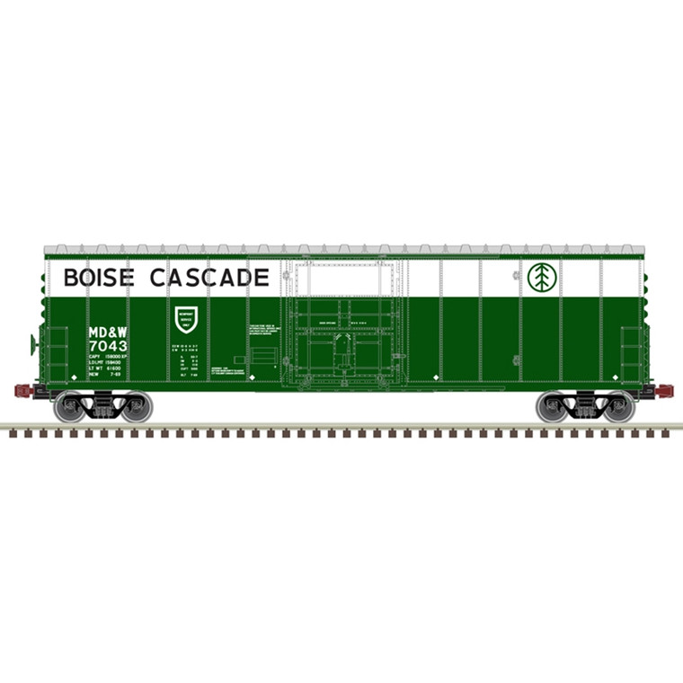 Atlas Model Railroad Co. - Ho NSC Newsprint Boxcar Boise 7061 - 20006532