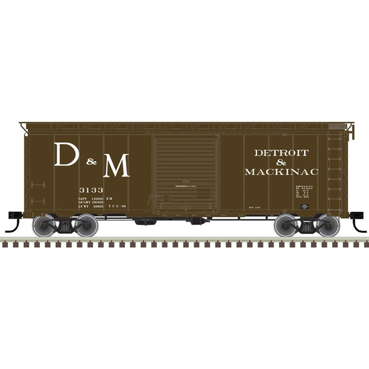 Atlas Model Railroad Co. - Ho 40'PW BOXCAR D&M 3133 - 20006817