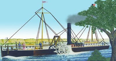 Lindberg Model Kits - Fulton'S Clermont Steamboat 1:96 - 200