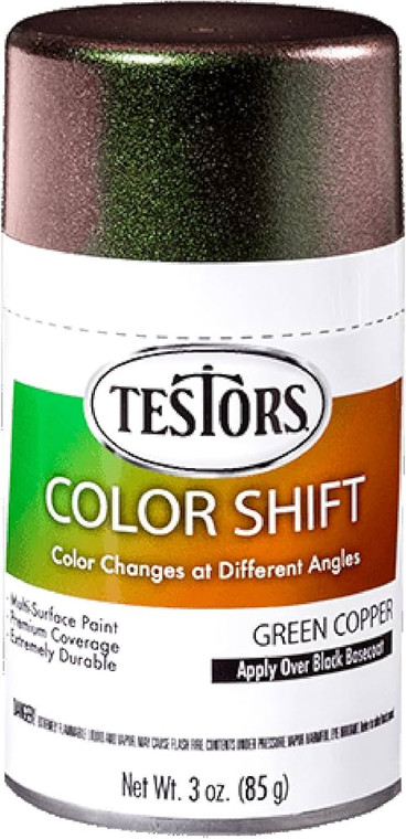 Testors Paints - Colorshift Spray Green Copper - 340911