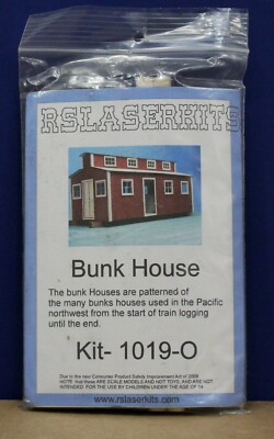 RS Laser Kits - O Logging Bunk House - 1019