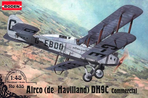 Roden Model Aircrafts - Dehavilland Dh9C 1:48 - 435
