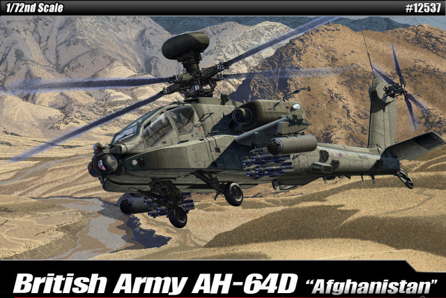 Academy Models - Ah-64D Brit Army Afganistan - 12537