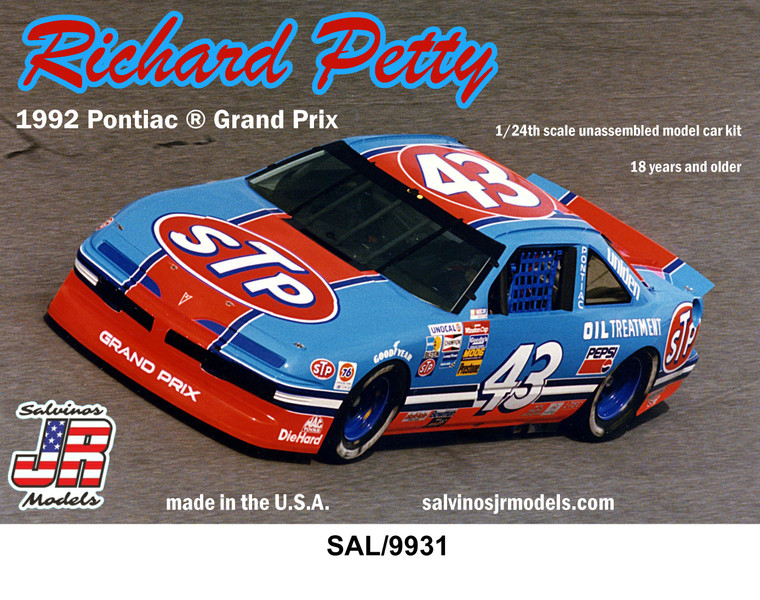 Salvino JR Models - 92 Richard Petty GP Fan App 1:24 - 9931