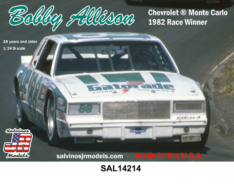 Salvino JR Models - 82 Bobby Allison MC Flat Nose 1:24 - 14214