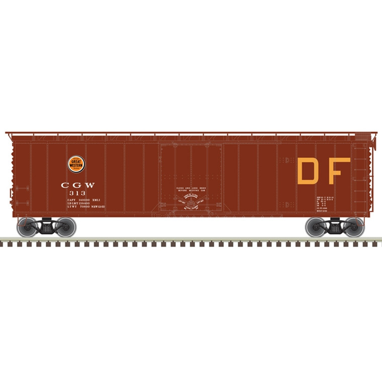 Atlas Model Railroad Co. - Ho 50'PD Boxcar CGW 341 - 20007023