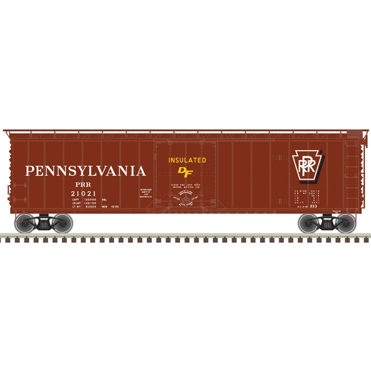 Atlas Model Railroad Co. - Ho 50'PD Boxcar PRR 21021 - 20007033