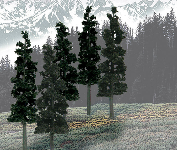 Woodland Scenics - Rm Conifer Trees 6'-8' 12pk - 1582