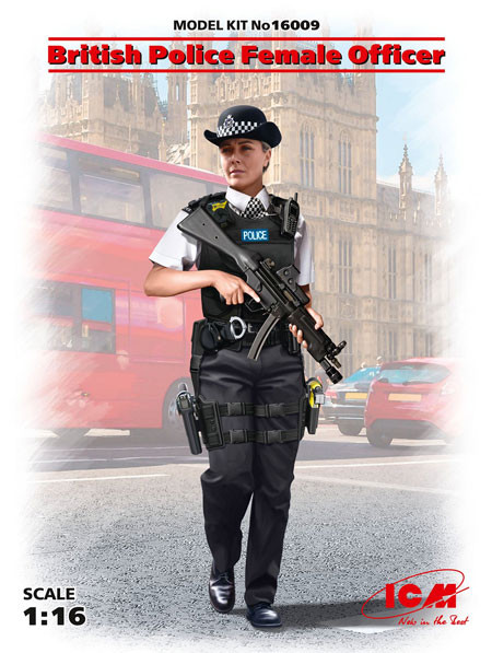 ICM Models - British Police Female Officer 1:16 - 16009