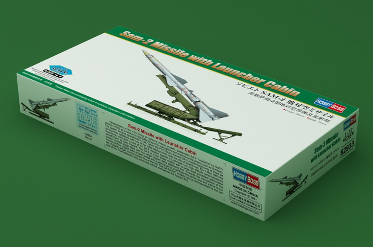 Hobby Boss Models - Sam-2 Missile w/Launcher Cabin 1:72 - 82933